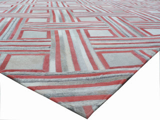Exquisite Rugs Natural Hide 2137 Red/Multi Area Rug Corner Image