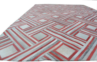 Exquisite Rugs Natural Hide 2137 Red/Multi Area Rug Pile Image