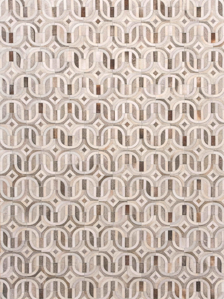 Exquisite Rugs Natural Hide 2140 Medium Gray/Ivory Area Rug main image