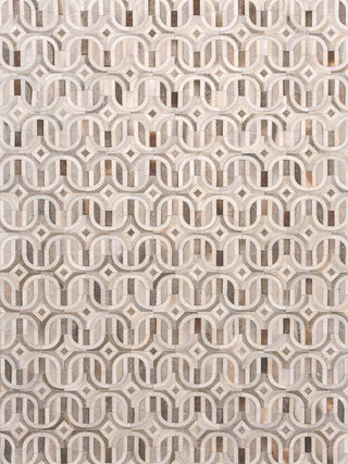 Exquisite Rugs Natural Hide 2140 Medium Gray/Ivory Area Rug main image