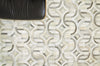 Exquisite Rugs Natural Hide 2141 Silver/Ivory Area Rug Lifestyle Image Feature
