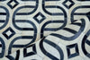 Exquisite Rugs Natural Hide 2142 Silver/Blue Area Rug Pile Image