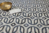 Exquisite Rugs Natural Hide 2142 Silver/Blue Area Rug 