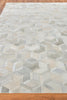 Exquisite Rugs Natural Hide 2145 Ivory Area Rug Closeup Image