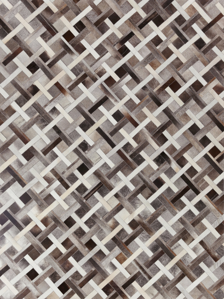 Exquisite Rugs Natural Hide 2148 Ivory/Gray Area Rug main image