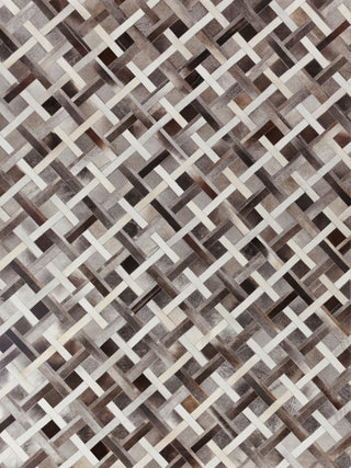 Exquisite Rugs Natural Hide 2148 Ivory/Gray Area Rug main image