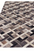 Exquisite Rugs Natural Hide 2148 Ivory/Gray Area Rug Closeup Image