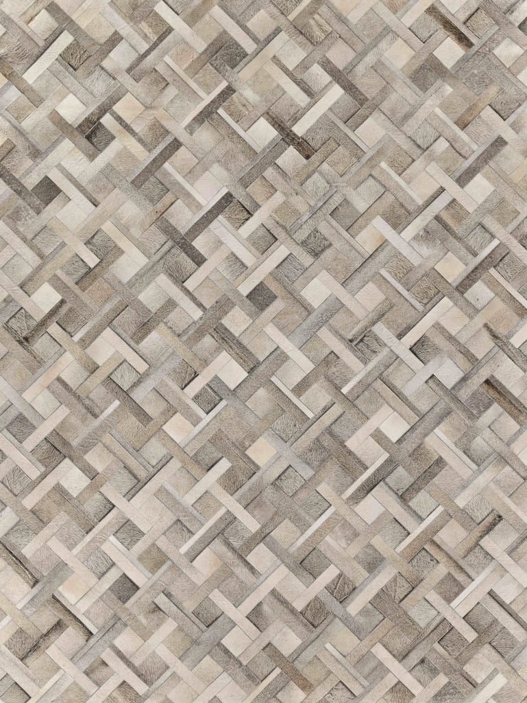 Exquisite Rugs Natural Hide 2149 Silver/Ivory Area Rug main image