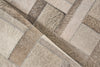 Exquisite Rugs Natural Hide 2149 Silver/Ivory Area Rug Pile Image