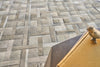 Exquisite Rugs Natural Hide 2149 Silver/Ivory Area Rug Lifestyle Image Feature