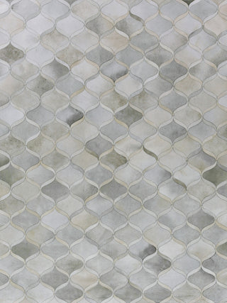 Exquisite Rugs Natural Hide 2151 Silver/Ivory Area Rug main image