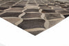 Exquisite Rugs Natural Hide 2152 Dark Gray/Multi Area Rug Corner Image