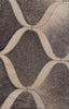 Exquisite Rugs Natural Hide 2152 Dark Gray/Multi Area Rug Closeup Image