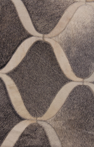 Exquisite Rugs Natural Hide 2152 Dark Gray/Multi Area Rug Closeup Image