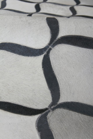 Exquisite Rugs Natural Hide 2153 Silver/Blue Area Rug Pile Image