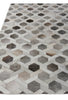 Exquisite Rugs Natural Hide 2155 Gray/Silver Area Rug Closeup Image