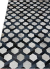 Exquisite Rugs Natural Hide 2157 Silver/Blue Area Rug