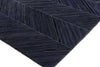 Exquisite Rugs Natural Hide 2159 Navy Area Rug Corner Image