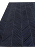 Exquisite Rugs Natural Hide 2159 Navy Area Rug Closeup Image
