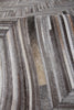 Exquisite Rugs Natural Hide 2160 Gray/Ivory Area Rug Closeup Image