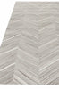 Exquisite Rugs Natural Hide 2162 Silver Area Rug Closeup Image