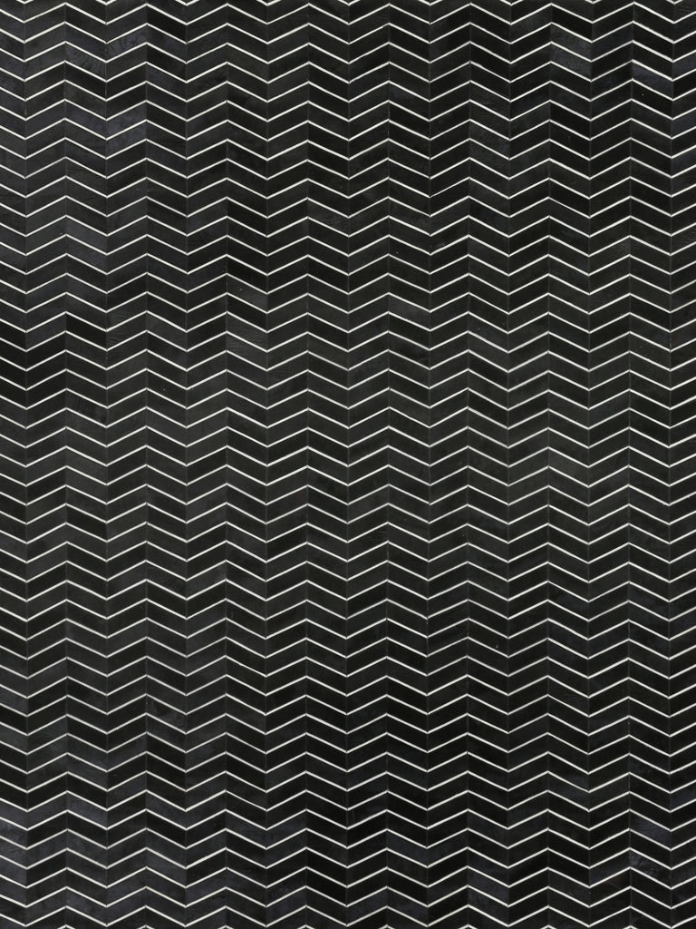 Exquisite Rugs Natural Hide 2164 Black/Ivory Area Rug main image