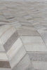 Exquisite Rugs Natural Hide 2165 Gray/Ivory Area Rug Pile Image