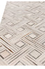 Exquisite Rugs Natural Hide 2166 Silver/Ivory Area Rug Closeup Image