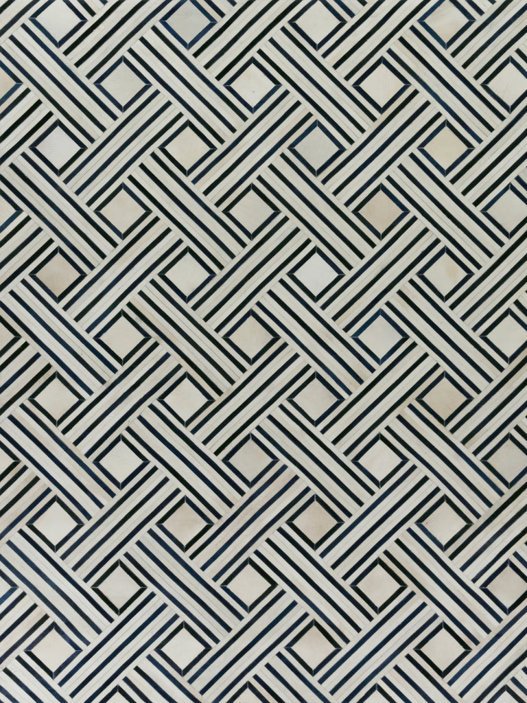 Exquisite Rugs Natural Hide 2167 Ivory/Blue/Multi Area Rug main image