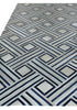 Exquisite Rugs Natural Hide 2167 Ivory/Blue/Multi Area Rug Closeup Image
