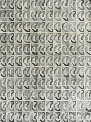 Exquisite Rugs Natural Hide 2168 Ivory/Silver/Medium Gray Area Rug main image