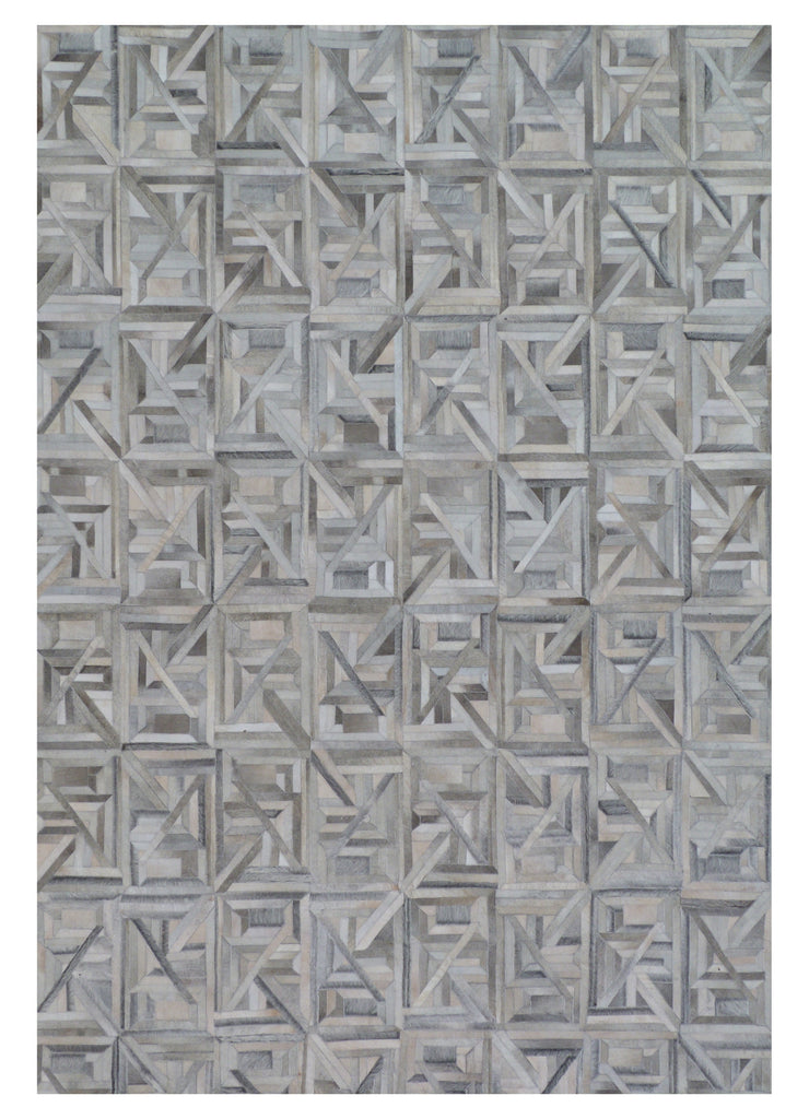 Exquisite Rugs Natural Hide 2172 Silver/Multi Area Rug main image