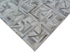 Exquisite Rugs Natural Hide 2172 Silver/Multi Area Rug Corner Image