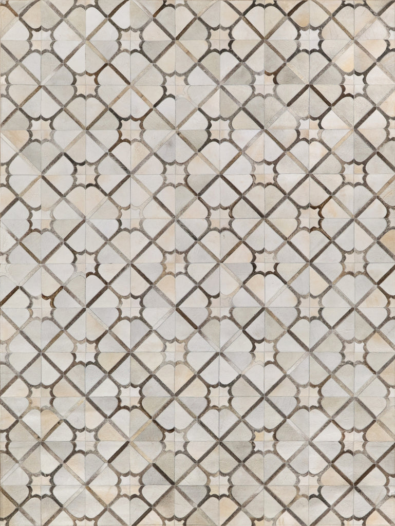 Exquisite Rugs Natural Hide 2174 Ivory/Medium Gray/Multi Area Rug main image