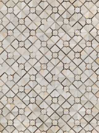 Exquisite Rugs Natural Hide 2174 Ivory/Medium Gray/Multi Area Rug main image