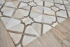 Exquisite Rugs Natural Hide 2174 Ivory/Medium Gray/Multi Area Rug Corner Image