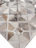 Exquisite Rugs Natural Hide 2175 Gray Area Rug Corner Image