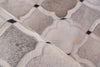 Exquisite Rugs Natural Hide 2176 Silver/Ivory/Dark Gray Area Rug Pile Image