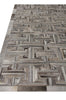 Exquisite Rugs Natural Hide 2177 Gray Area Rug Closeup Image