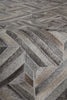 Exquisite Rugs Natural Hide 2177 Gray Area Rug Pile Image