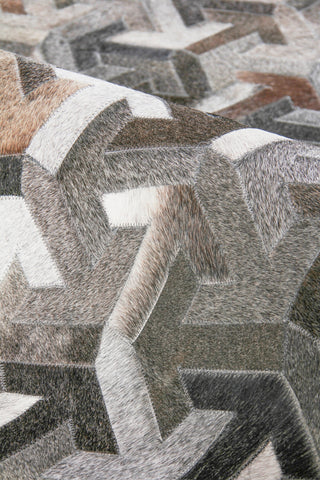 Exquisite Rugs Natural Hide 2182 Gray Area Rug Pile Image