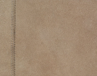 Exquisite Rugs Leather Suede 2185 Beige Area Rug Closeup Image