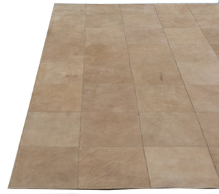 Exquisite Rugs Leather Suede 2185 Beige Area Rug Pile Image