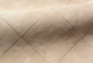Exquisite Rugs Leather Suede 2185 Beige Area Rug Lifestyle Image Feature