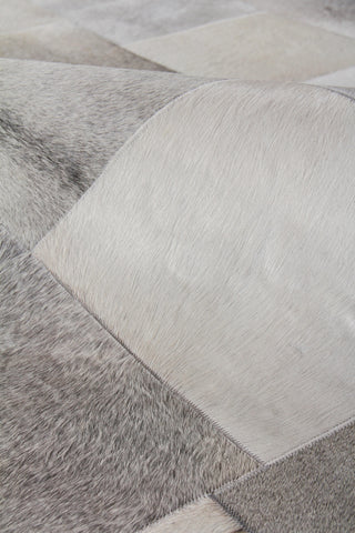 Exquisite Rugs Natural Hide 2189 Silver/Gray Area Rug Pile Image