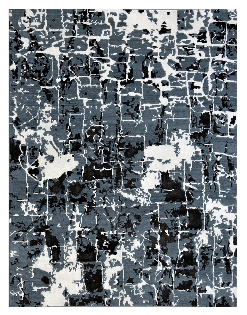 Exquisite Rugs Cecily 2201 Black/Gray Area Rug by The Met main image