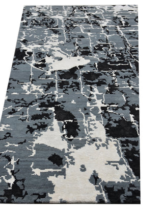Exquisite Rugs Cecily 2201 Black/Gray Area Rug by The Met Pile Image