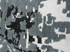 Exquisite Rugs Cecily 2201 Black/Gray Area Rug by The Met 