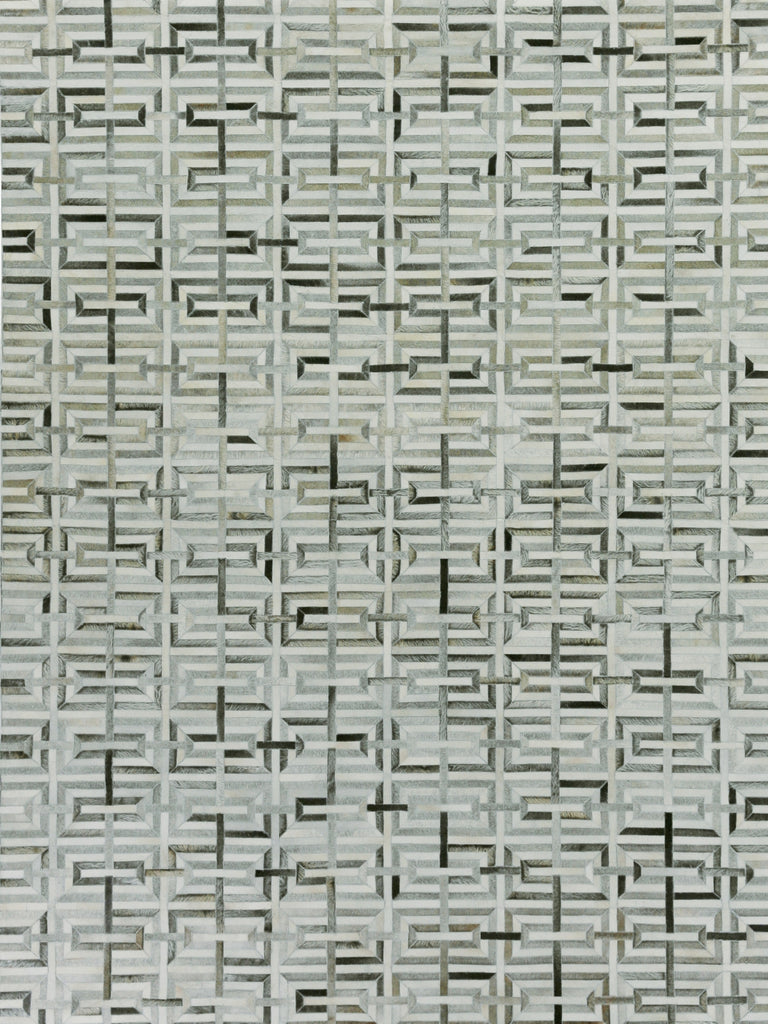 Exquisite Rugs Natural Hide 2202 Silver/Ivory Area Rug main image
