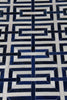 Exquisite Rugs Natural Hide 2203 Navy/Ivory Area Rug Lifestyle Image Feature